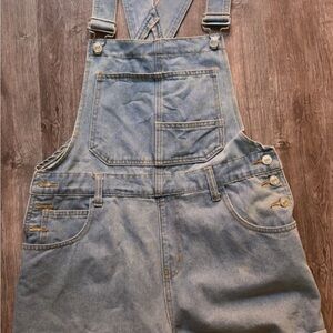 Amazon Light Blue Denim Overalls Jumpsuit